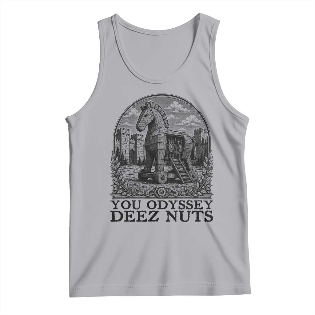 Funny You Odyssey Deez Nuts Trojan Horse Tank Top Ancient Greek History Gift