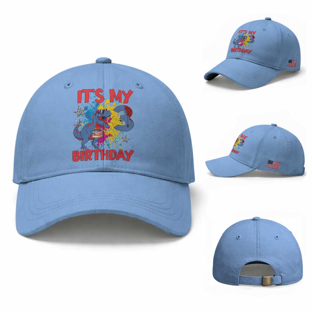 Dino Spider Its My 3rd Birthday Baseball Cap Dinosaur Gift For Boys