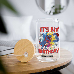 Dino Spider Its My 3rd Birthday Glass Can Dinosaur Gift For Boys TS12 Print Your Wear