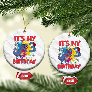 Dino Spider Its My 3rd Birthday Ceramic Ornament Dinosaur Gift For Boys
