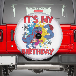 Dino Spider Its My 3rd Birthday Spare Tire Cover Dinosaur Gift For Boys TS12 White Print Your Wear