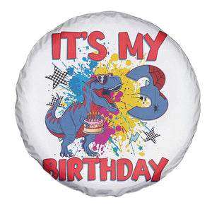 Dino Spider Its My 3rd Birthday Spare Tire Cover Dinosaur Gift For Boys TS12 Print Your Wear