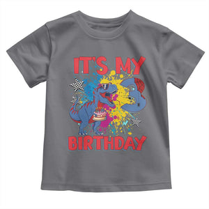 Dino Spider Its My 3rd Birthday Toddler T Shirt Dinosaur Gift For Boys