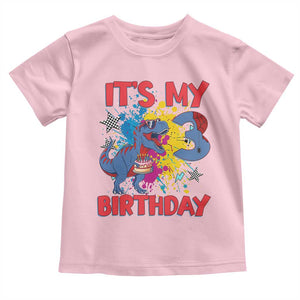 Dino Spider Its My 3rd Birthday Toddler T Shirt Dinosaur Gift For Boys