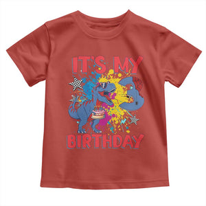 Dino Spider Its My 3rd Birthday Toddler T Shirt Dinosaur Gift For Boys