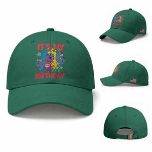 Dino Spider Its My 6th Birthday Baseball Cap Dinosaur Gift For Boys
