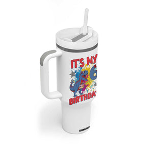 Dino Spider Its My 6th Birthday Tumbler With Handle Dinosaur Gift For Boys TS12 Print Your Wear