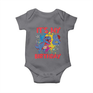 Dino Spider Its My 8th Birthday Baby Onesie Dinosaur Gift For Boys