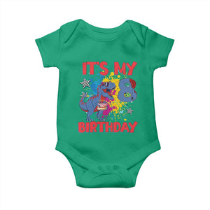 Dino Spider Its My 8th Birthday Baby Onesie Dinosaur Gift For Boys
