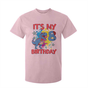 Dino Spider Its My 8th Birthday T Shirt For Kid Dinosaur Gift For Boys