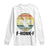 F Honk F Goose With Knife Long Sleeve Shirt Funny Chaotic Meme Gift TS12 White Print Your Wear