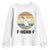 F Honk F Goose With Knife Youth Sweatshirt Funny Chaotic Meme Gift TS12 White Print Your Wear