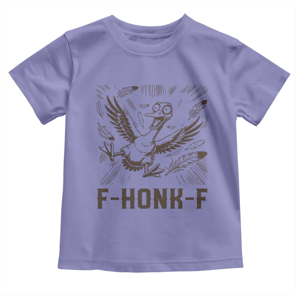 F Honk F Goose Lover Toddler T Shirt Funny Silly Chaotic Gift TS12 Violet Print Your Wear