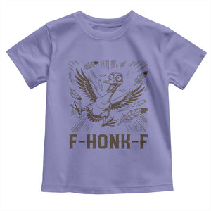 F Honk F Goose Lover Toddler T Shirt Funny Silly Chaotic Gift TS12 Violet Print Your Wear