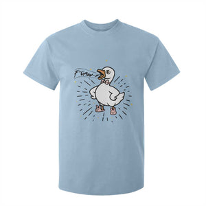 F Caw F Grumpy Goose T Shirt For Kid Funny Attitude Meme Gift - Print Your Wear