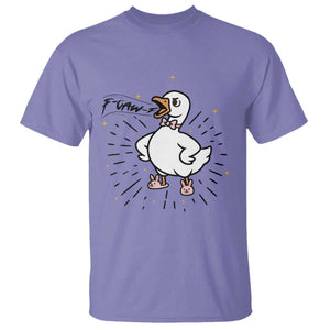 F Caw F Grumpy Goose T Shirt Funny Attitude Meme Gift TS12 Violet Print Your Wear