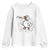 F Caw F Grumpy Goose Youth Sweatshirt Funny Attitude Meme Gift TS12 White Print Your Wear