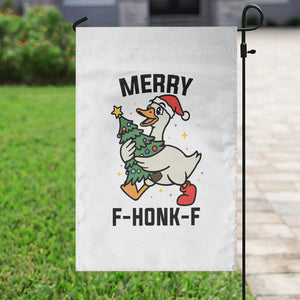 Merry F Caw F Goose Garden Flag Funny Christmas Gift TS12 Print Your Wear