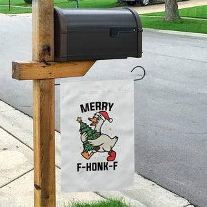 Merry F Caw F Goose Garden Flag Funny Christmas Gift TS12 Print Your Wear