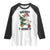 Merry F Caw F Goose Raglan Shirt Funny Christmas Gift - Print Your Wear