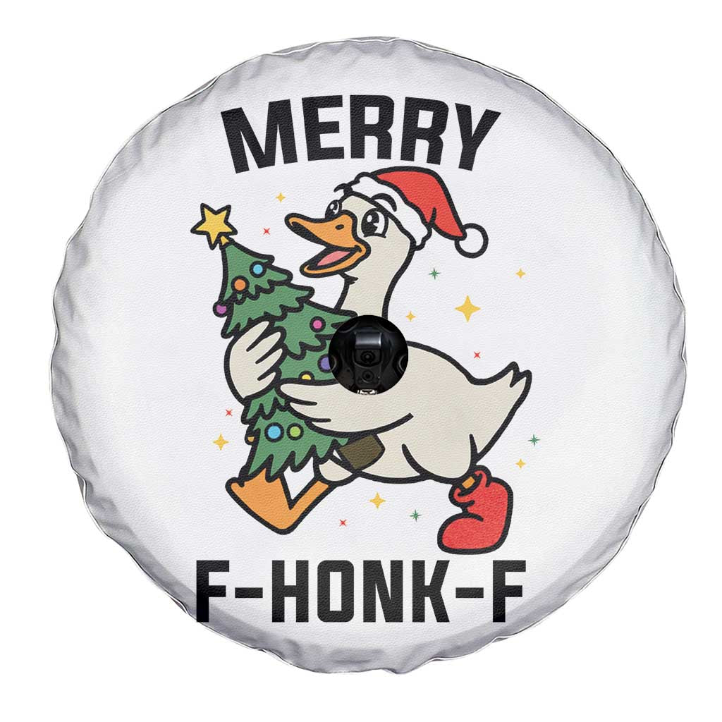 Merry F Caw F Goose Spare Tire Cover Funny Christmas Gift TS12 Print Your Wear