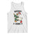 Merry F Caw F Goose Tank Top Funny Christmas Gift - Print Your Wear