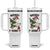 Merry F Caw F Goose Tumbler With Handle Funny Christmas Gift - Print Your Wear