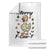 Merry F Caw F Goose Throw Blanket Funny Rebellious Christmas Gift - Print Your Wear