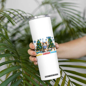 Happy Chrismukkah Skinny Tumbler Funny Christmas Hanukkah Cat Lover Gift TS12 Print Your Wear