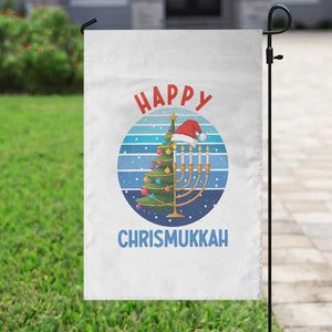 Happy Chrismukkah Garden Flag Menorah Candle Christmas Tree Holiday Jewish Gift TS12 Print Your Wear