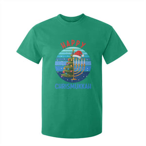 Happy Chrismukkah T Shirt For Kid Menorah Candle Christmas Tree Holiday Jewish Gift TS12 Irish Green Print Your Wear