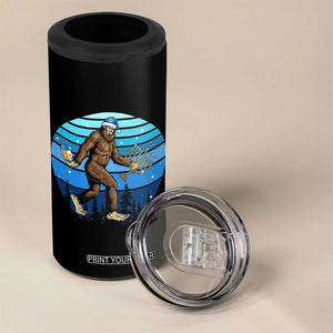 Funny Christmas Hanukkah Bigfoot Lover 4 in 1 Can Cooler Tumbler Jewish Holiday Gift TS12 Print Your Wear