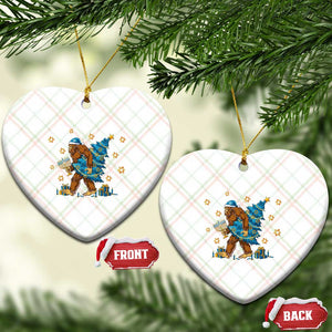 Funny Hanukkah Bigfoot Lover Jewish Holiday Gift Ceramic Ornament TS12 Print Your Wear