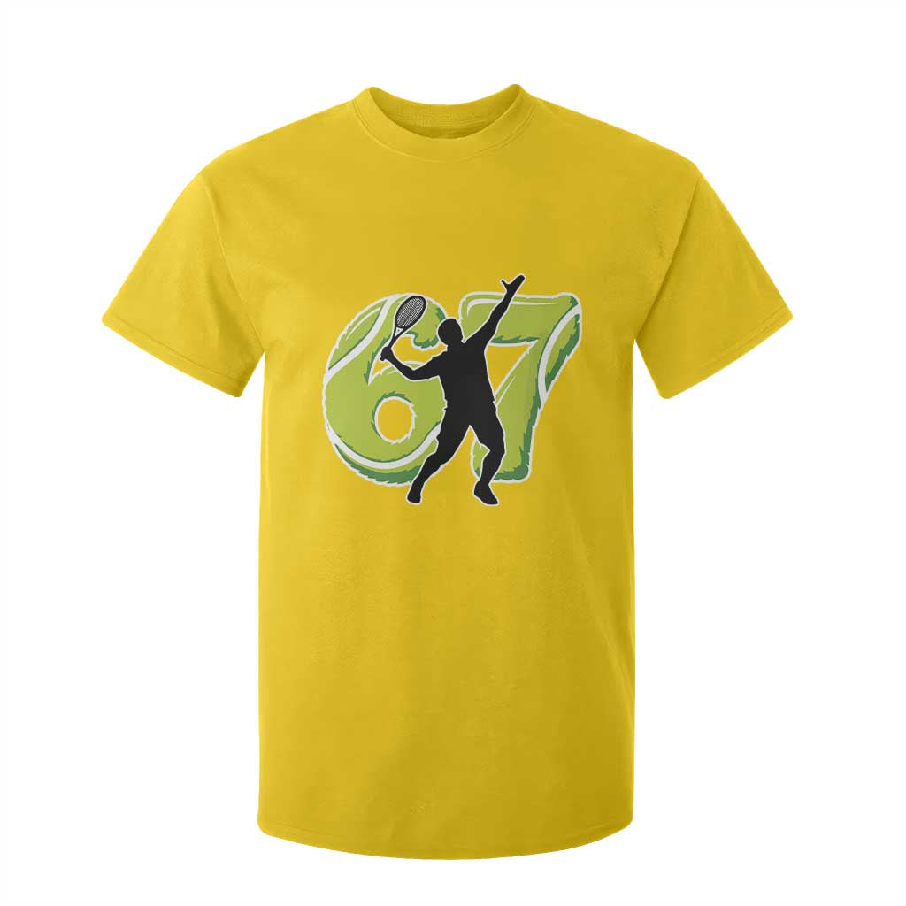 Funny Gen Z Alpha Gift T Shirt For Kid Six Seven Meme Tennis Lover TS12 Daisy Print Your Wear