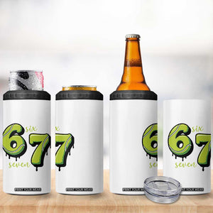 Six Seven Meme Tennis Lover 4 in 1 Can Cooler Tumbler Gen Alpha Slang Gift TS12 Print Your Wear