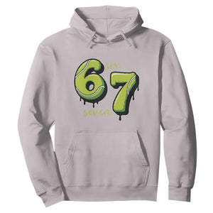 Six Seven Meme Tennis Lover Hoodie Gen Alpha Slang Gift TS12 Ice Gray Print Your Wear