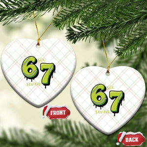 Six Seven Meme Tennis Lover Ceramic Ornament Gen Alpha Slang Gift TS12 Print Your Wear