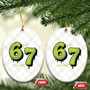 Six Seven Meme Tennis Lover Ceramic Ornament Gen Alpha Slang Gift TS12 Print Your Wear