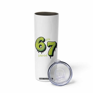 Six Seven Meme Tennis Lover Skinny Tumbler Gen Alpha Slang Gift TS12 Print Your Wear
