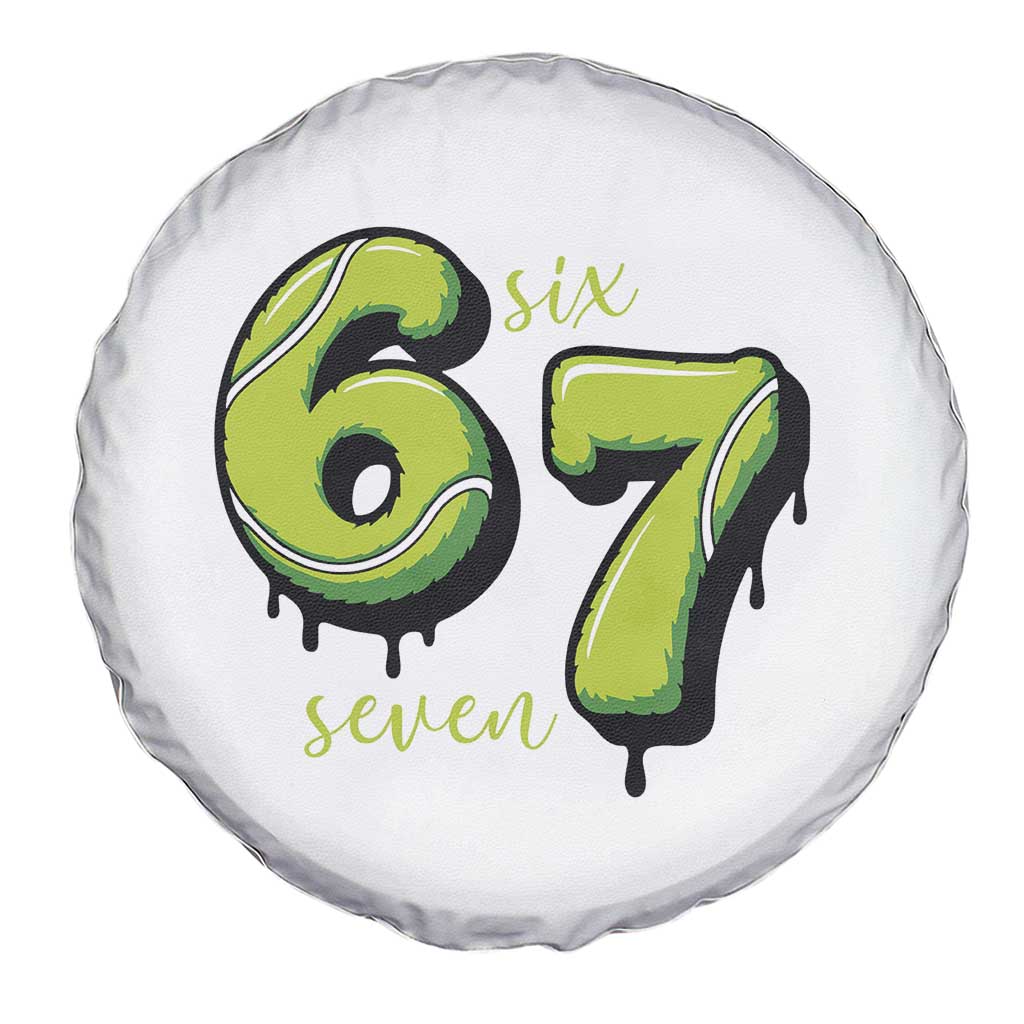 Six Seven Meme Tennis Lover Spare Tire Cover Gen Alpha Slang Gift TS12 Print Your Wear