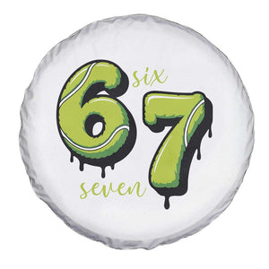 Six Seven Meme Tennis Lover Spare Tire Cover Gen Alpha Slang Gift TS12 Print Your Wear