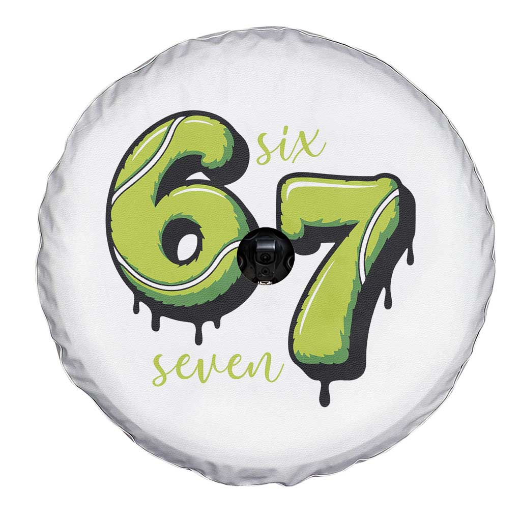 Six Seven Meme Tennis Lover Spare Tire Cover Gen Alpha Slang Gift TS12 Print Your Wear