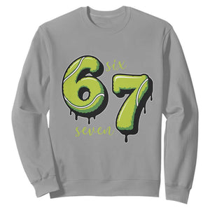 Six Seven Meme Tennis Lover Sweatshirt Gen Alpha Slang Gift TS12 Sport Gray Print Your Wear