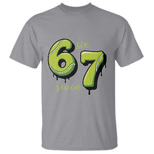 Six Seven Meme Tennis Lover T Shirt Gen Alpha Slang Gift TS12 Sport Gray Print Your Wear