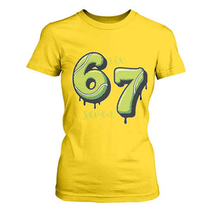Six Seven Meme Tennis Lover T Shirt For Women Gen Alpha Slang Gift TS12 Daisy Print Your Wear