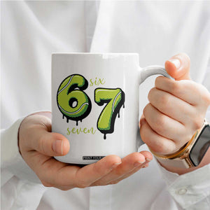 Six Seven Meme Tennis Lover Coffee Mug Gen Alpha Slang Gift TS12 Print Your Wear
