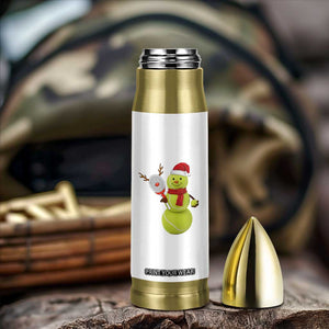 Funny Christmas Tennis Snowman Bullet Tumbler Tennis Lover Gift TS12 Print Your Wear