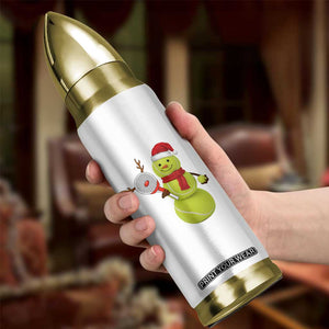 Funny Christmas Tennis Snowman Bullet Tumbler Tennis Lover Gift TS12 Print Your Wear