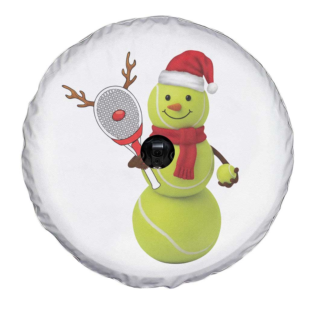 Funny Christmas Tennis Snowman Spare Tire Cover Tennis Lover Gift TS12 Print Your Wear