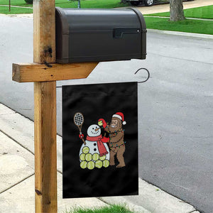 Funny Squatch Christmas Tennis Gift Garden Flag Bigfoot Player Enthusiast TS12 Print Your Wear